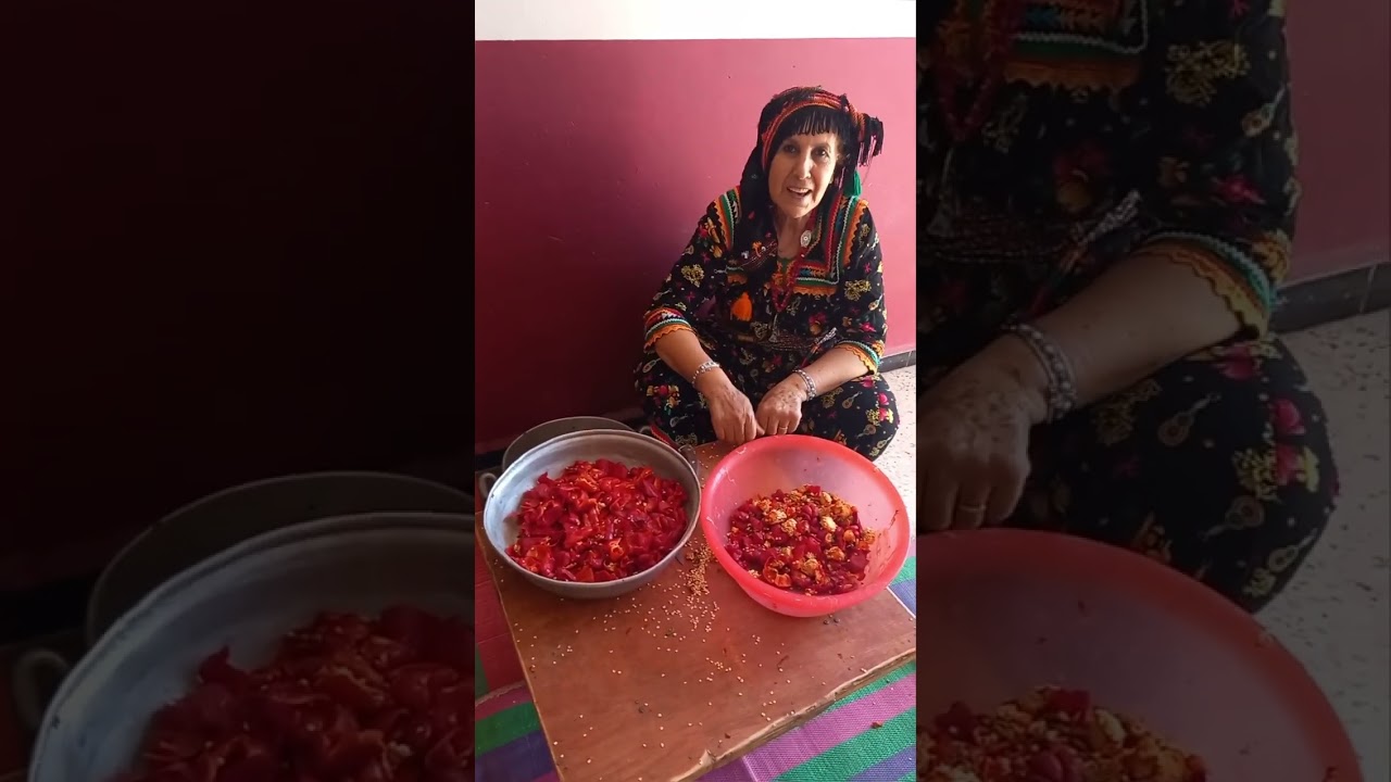 Paprika، طريقة تحضير الفلفل المرحى الأحمر المجفف،(فلفل عكرى،بابريكا)
