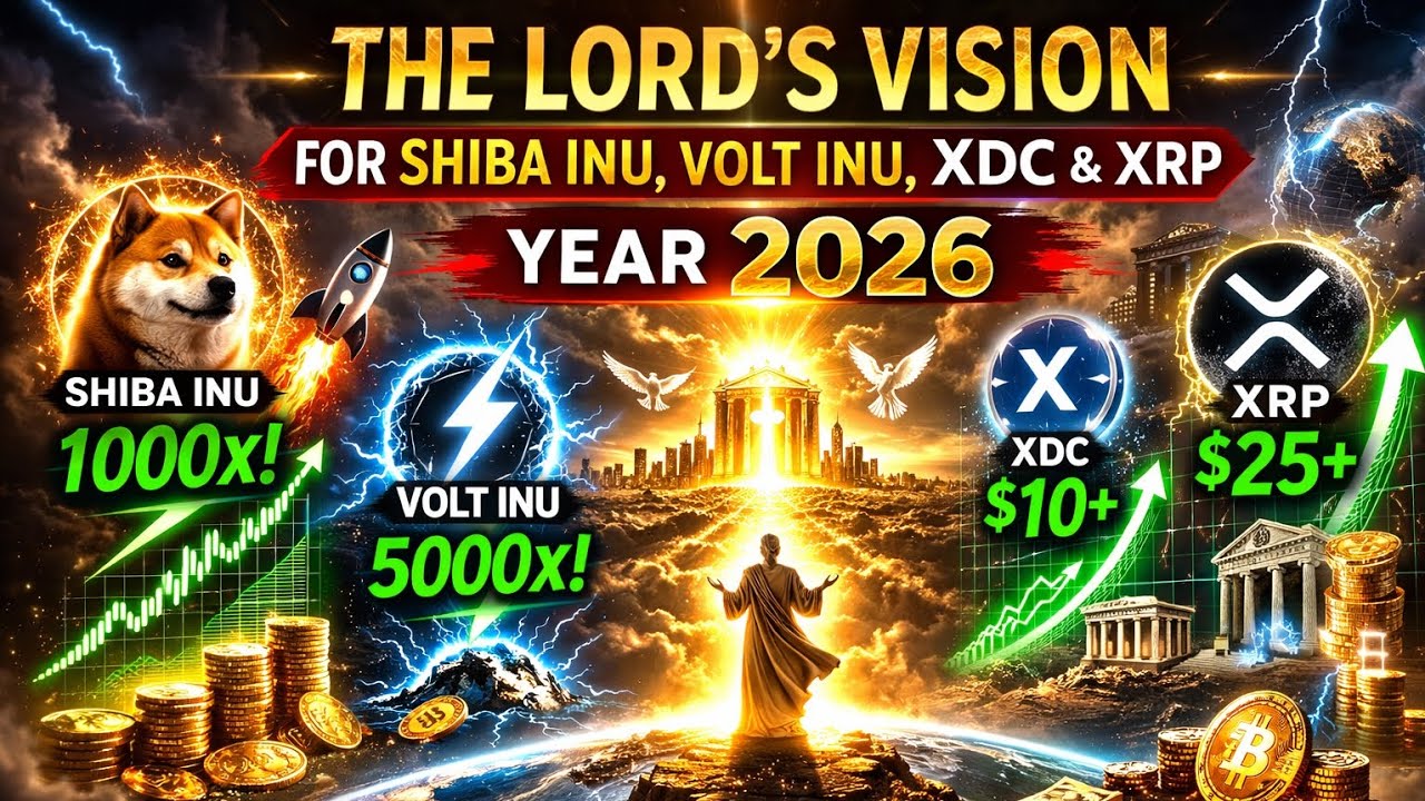 Вы не поверите этому видению развития SHIB, VOLT, XDC и XRP к 2026 году!