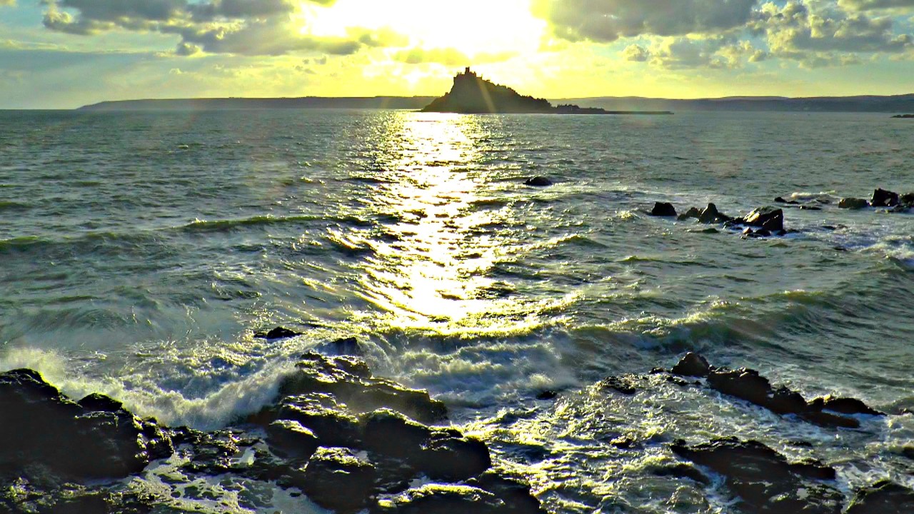 Mindful Walking Meditation Cornwall - Rinsey Head to Mounts Bay With Relaxing Music