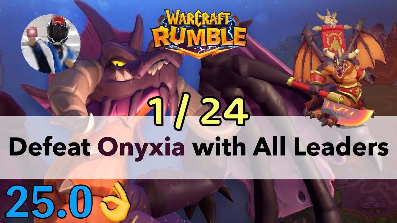 Warcraft Rumble Onyxia guild with Drakki avg. 25.0 no epic - if the same deck 24.6,its ok? - v8.5