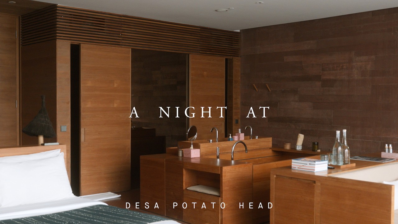 A Night At a Top 50 Hotel (#18) Desa Potato Head in Bali, Indonesia | A NIGHT AT | Sustainable Hotel