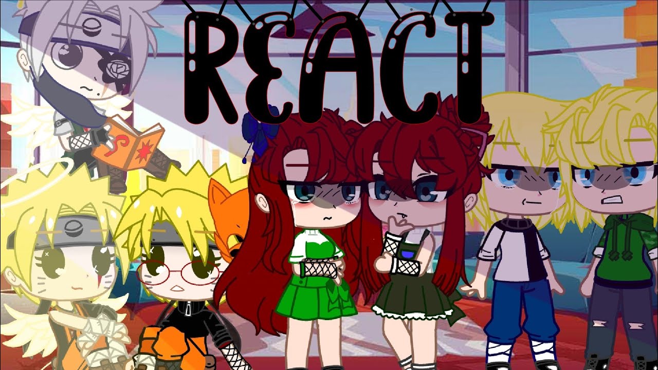My AU e reverso AU reagindo ao rap da Kushina + tiktoks ||gacha club|| sasushikanaru yaoi,sad naruto
