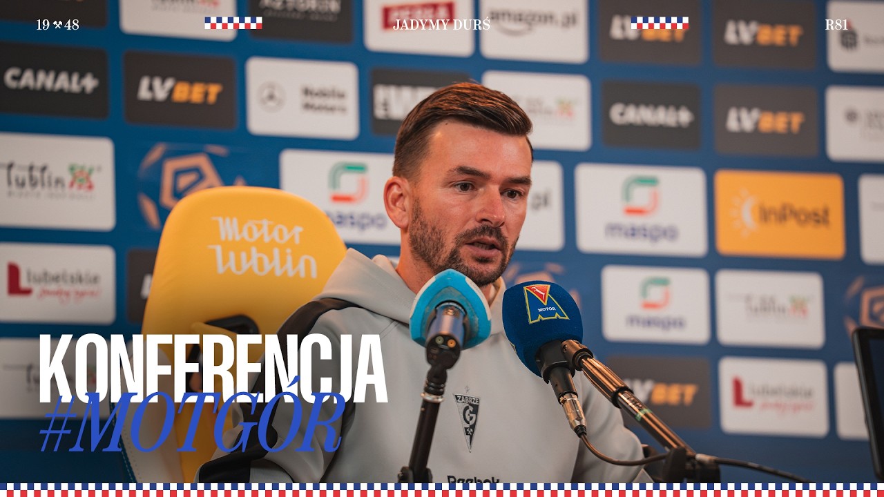 Konferencja prasowa po meczu Motor Lublin - G&oacute;rnik Zabrze