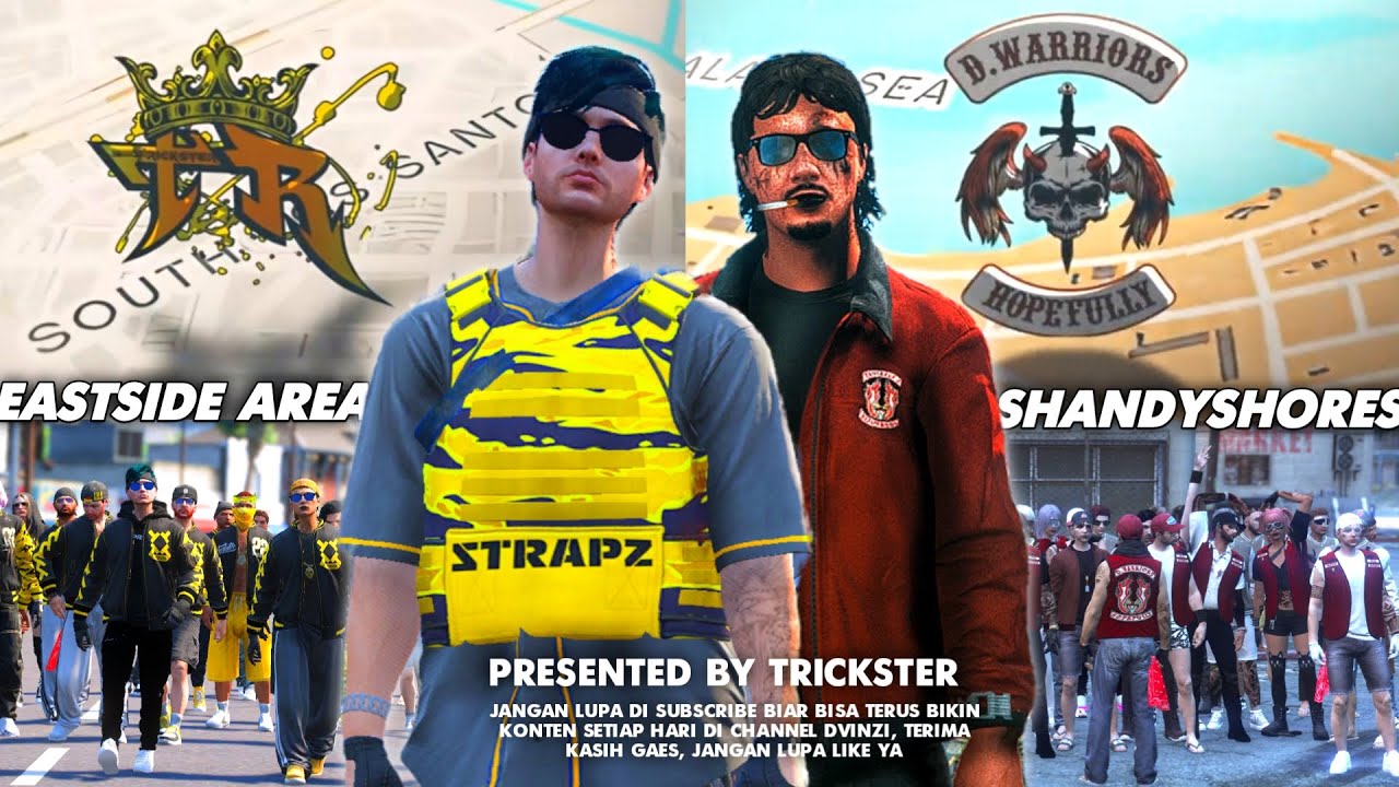 TRICKSTER SERANG & HANCURKAN MARKAS D'WARRIORS !! TRICKSTER SO ANGRY !! GTA V ROLEPLAY