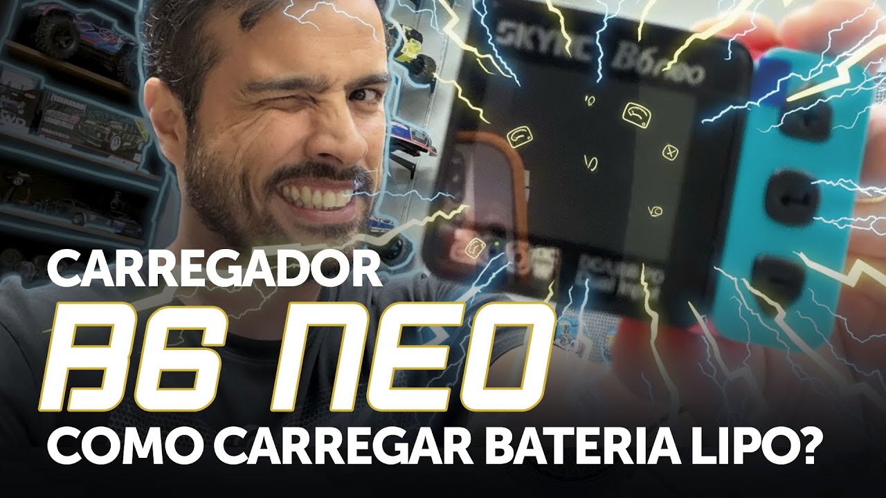 Carregador B6 Neo SKYrc. Como carregar bateria Lipo?