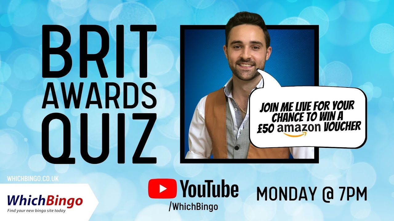 WhichBingo LIVE | #BRITAwards Quiz