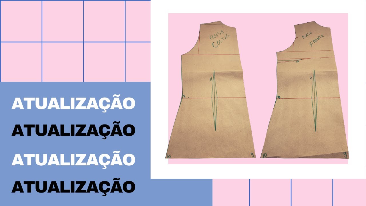 MOLDE BASE DE BLUSA | Atualizado