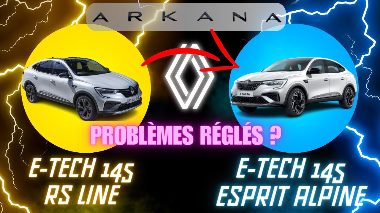 RENAULT ARKANA ETECH 145 phase 1 VS phase 2