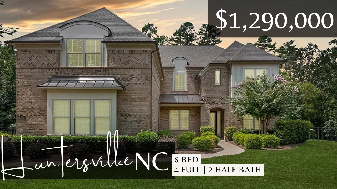 Дома на продажу в Хантерсвилле, Северная Каролина | Роскошный дом с 6 спальнями