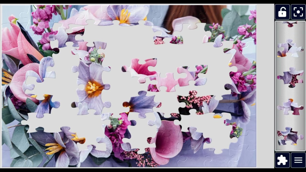 Floral Puzzle Bliss #flowers #puzzle #art 🌸🧩 @puzzlemaster1034