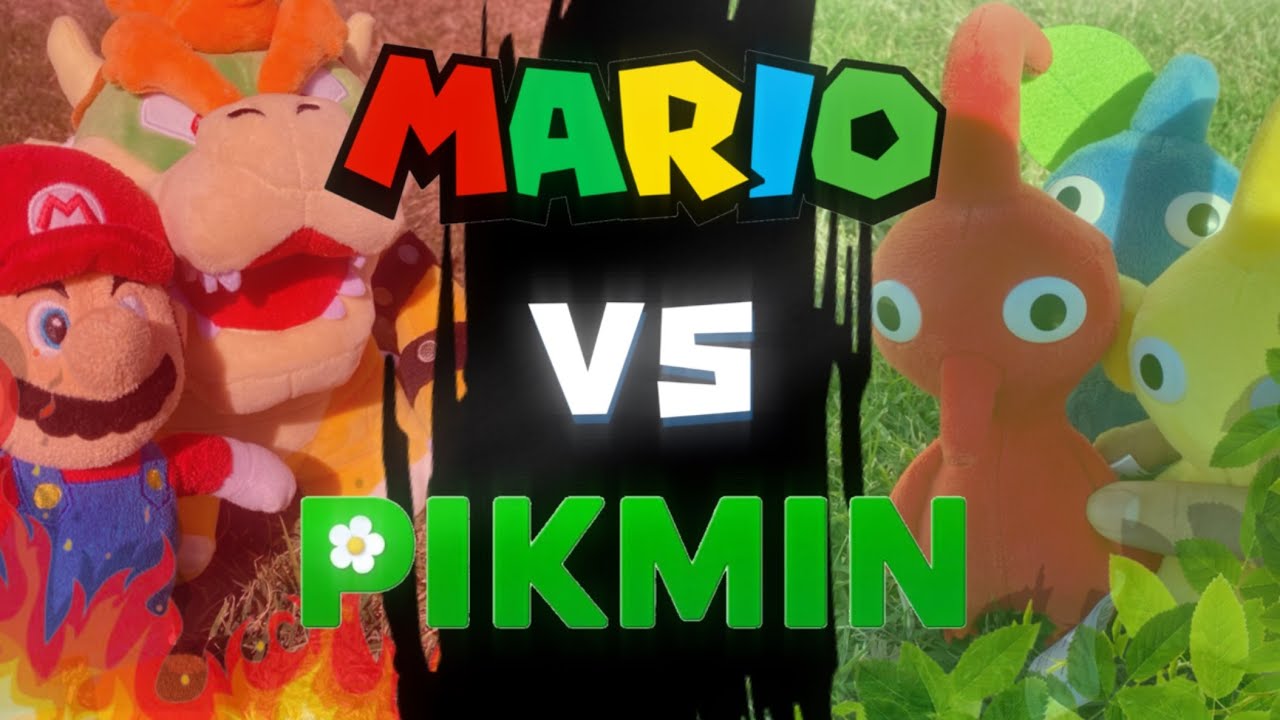 Mario Vs. Pikmin - Pikmin & Mario Plush