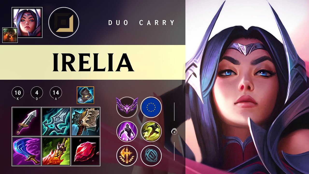 Irelia ADC vs Ezreal - EUW Master Patch 26.02