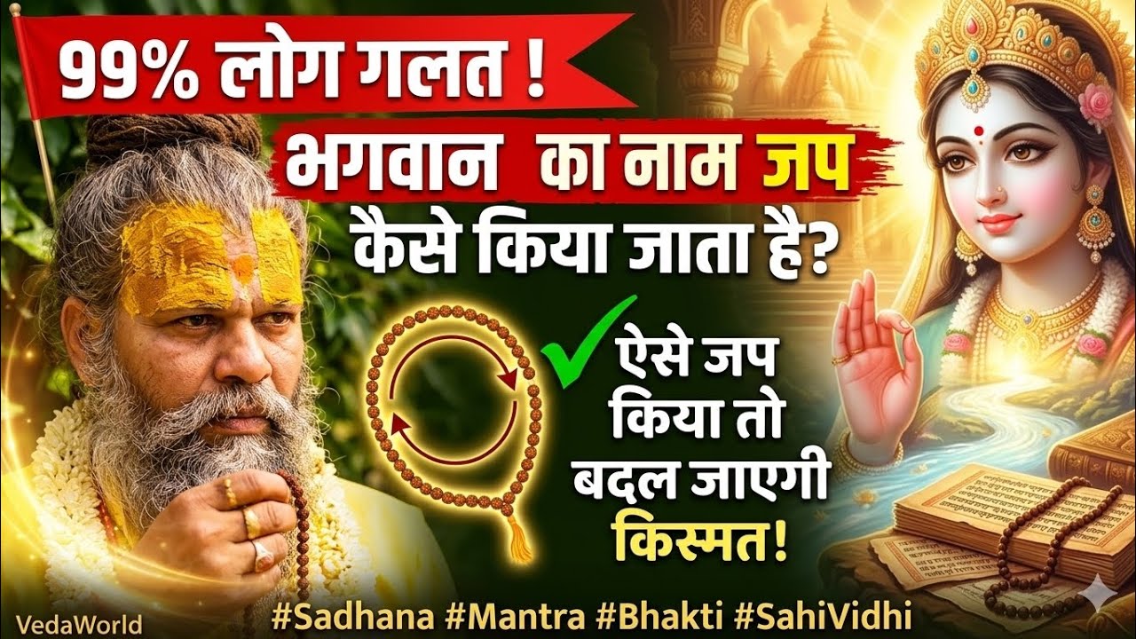 भगवान का नाम जप कैसे करें? 99% लोग कर रहे हैं बड़ी गलती | प्रेमानंद जी महाराज
