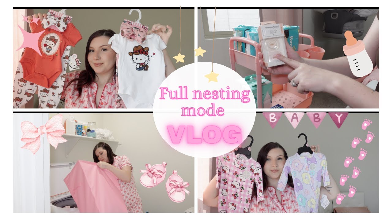 NEST WITH ME// baby essentials//cleaning//organizing AND MORE!