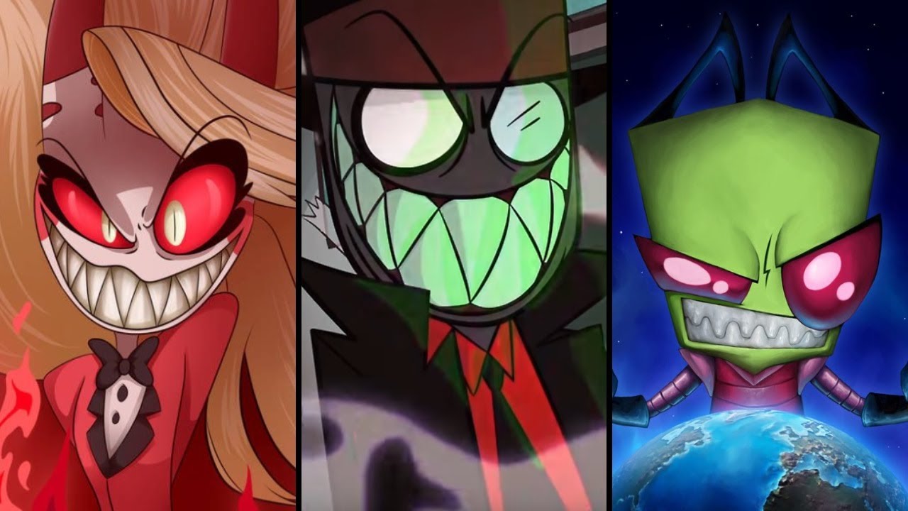 Hazbin Hotel, Invader Zim & Villainous AMV [InSaNiTy]