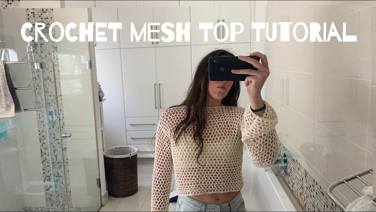 Easy Crochet Mesh top | perfect for summer | Beginner friendly | DIY| Handmade