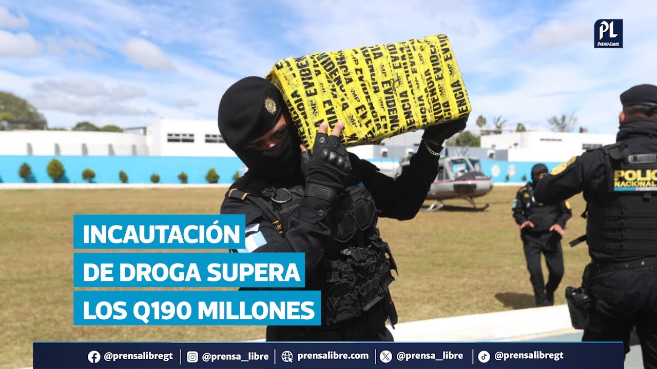 Cocaína incautada en Puerto Quetzal supera los Q190 millones y aún faltan contenedores por revisar