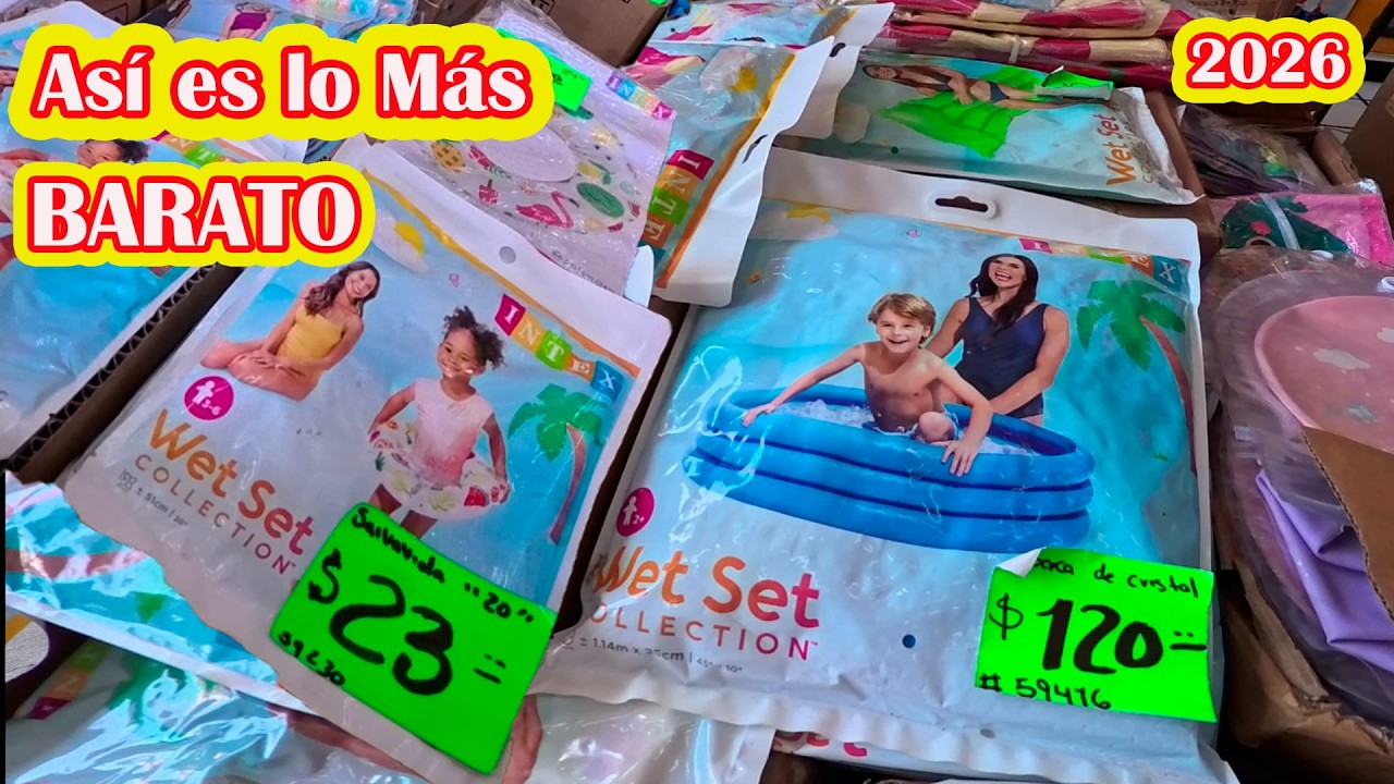 &iexcl;As&iacute; es lo M&Aacute;S BARATO en Salvavidas y Art&iacute;culos de VACACIONES 2026! 🏖️🛟