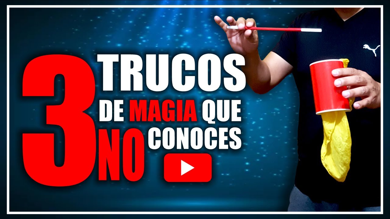 3 Trucos de MAGIA para impresionar a tus amigos | Tutorial de 🅼🅰🅶🅸🅰