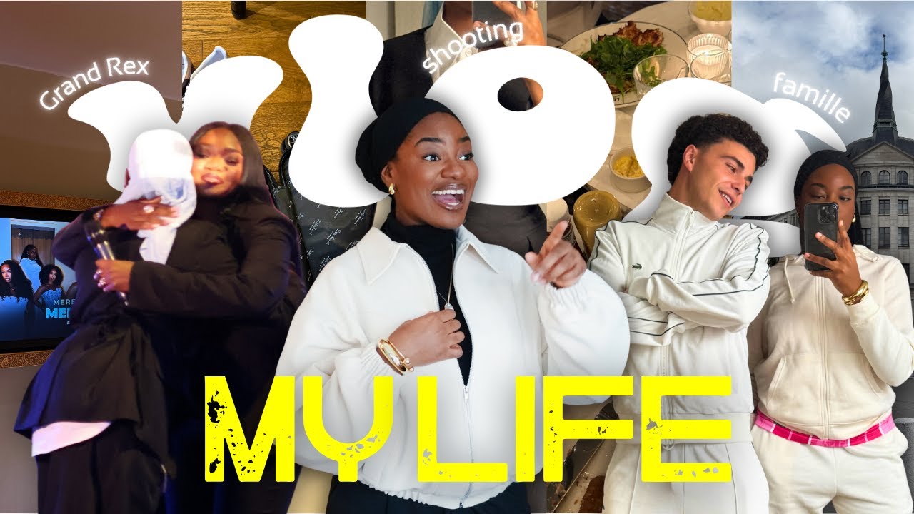 VLOG : 3 JOURS DANS MA VIE D'ENTREPREUNESE (Grand Rex, galère, tournage, shooting, retrouvaille)