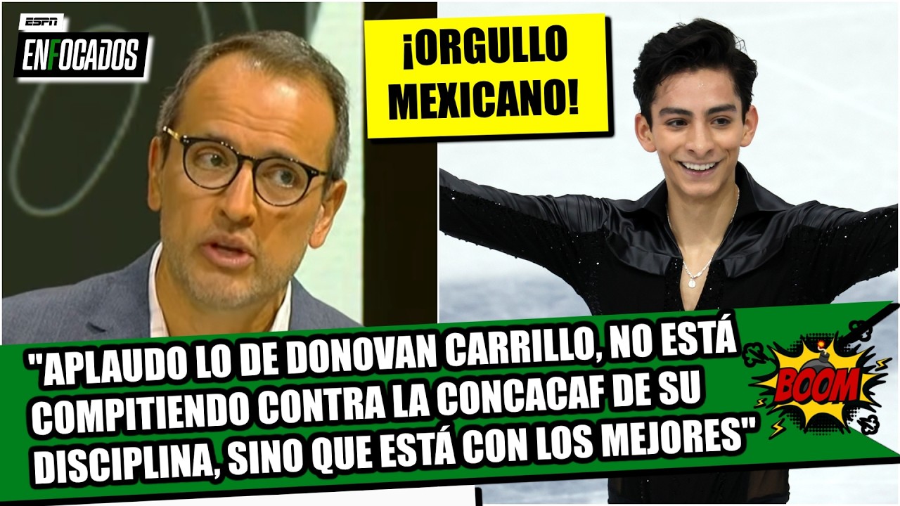 DONOVAN CARRILLO HISTÓRICO en PATINAJE ARTÍSTICO. Ciro Procuna CRITICÓ a futbolistas | Enfocados