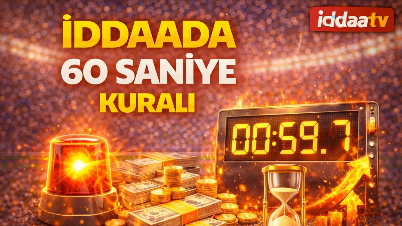 İDDAA'DA 60 SANİYE KURALI 