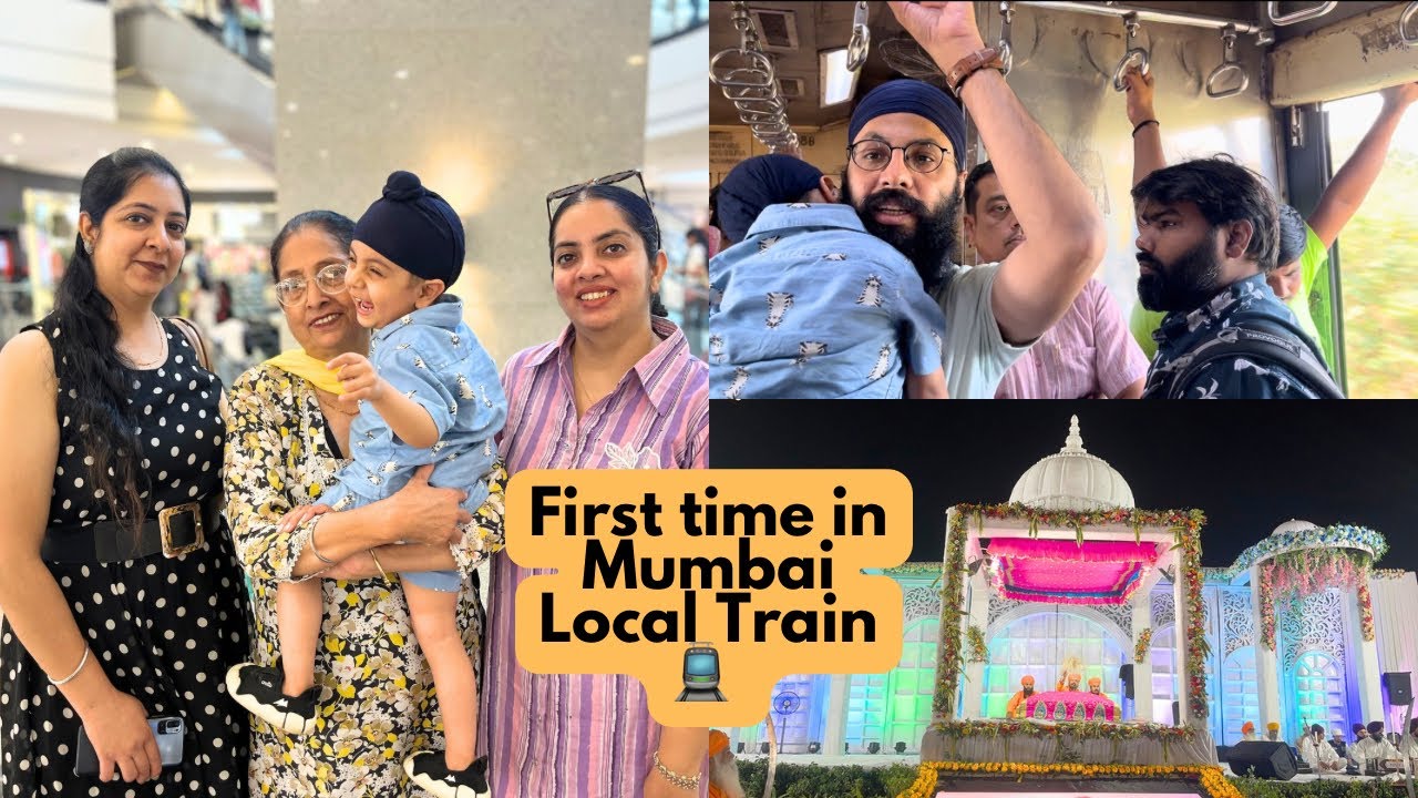 Attended Shahidi Samagam in Navi Mumbai 🙏🏻 | First time Mumbai Local Train 🚊 