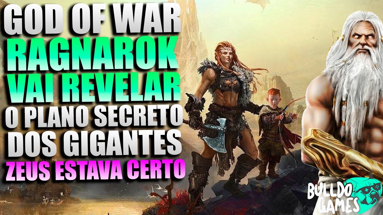 God Of War RAGNAROK Vai REVELAR O Plano SECRETO Dos Gigantes! ZEUS Estava CERTO...