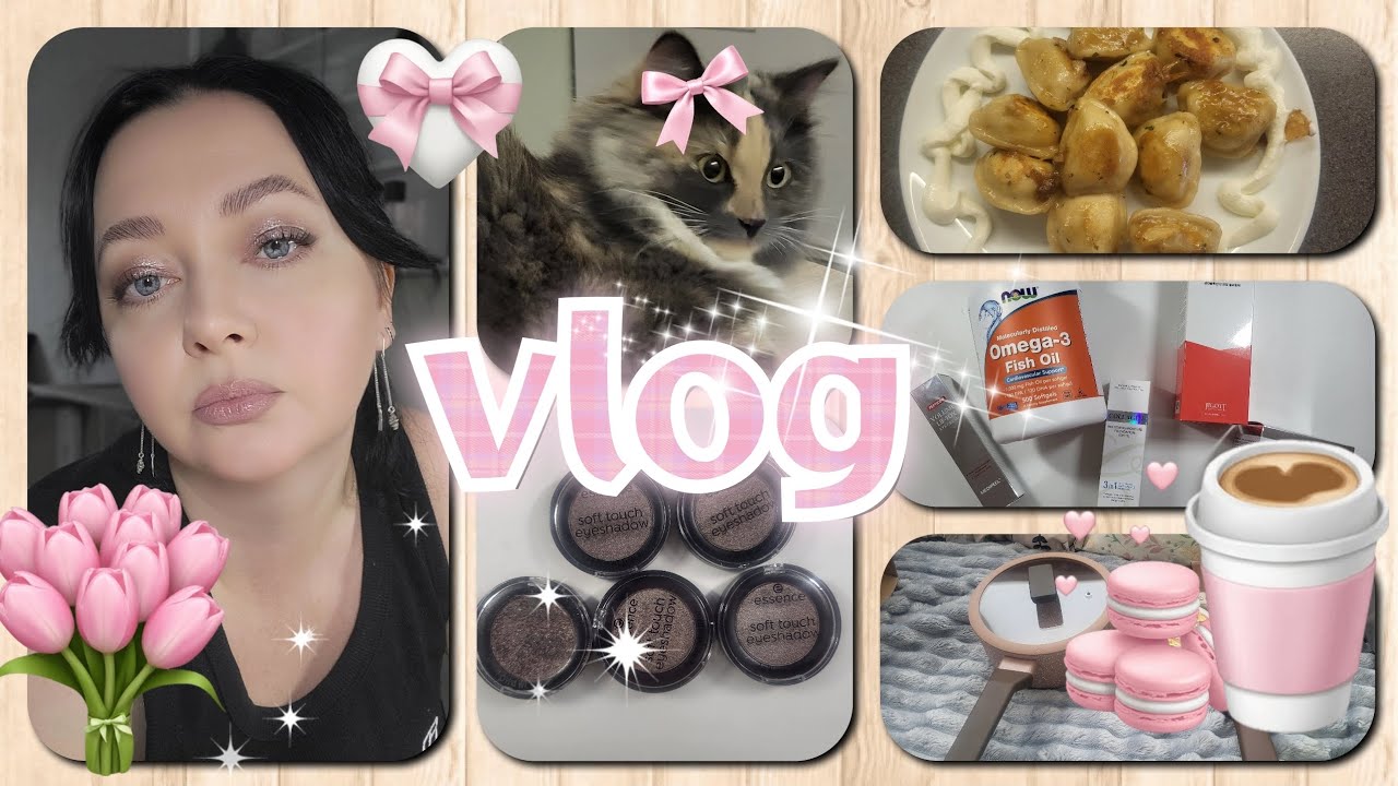 vlog: 🌷асмр завтрак☕️, болтаю про парфюмы, распаковка 📦посылки с уходом...весна🌷и Микуся 🐱
