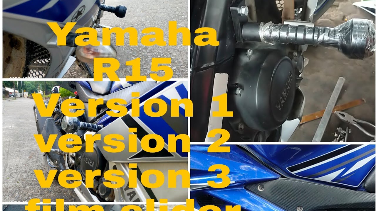 Yamaha R15 (Version V1 )(version V2)( version V3 )film slider fitting