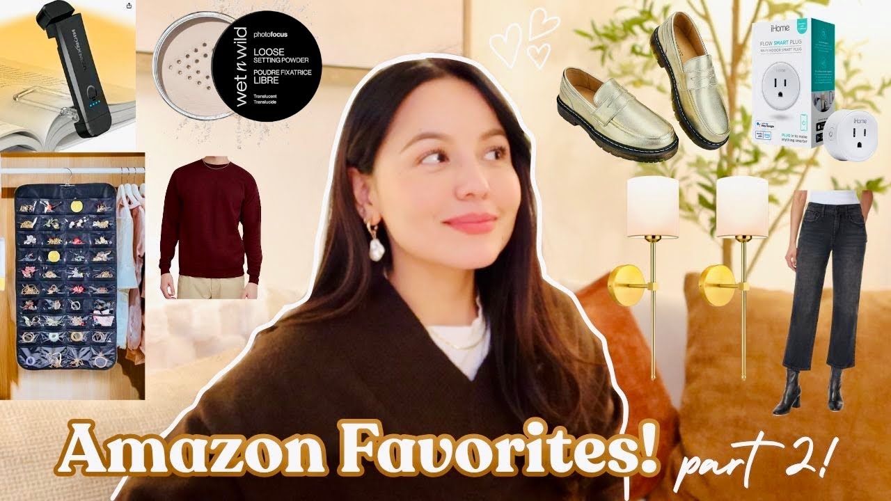 🍂 ЛЮБИМЫЕ ТОВАРЫ AMAZON! Что я люблю в этом сезоне 🍁 | Макияж, аксессуары, декор для дома, мода, ...