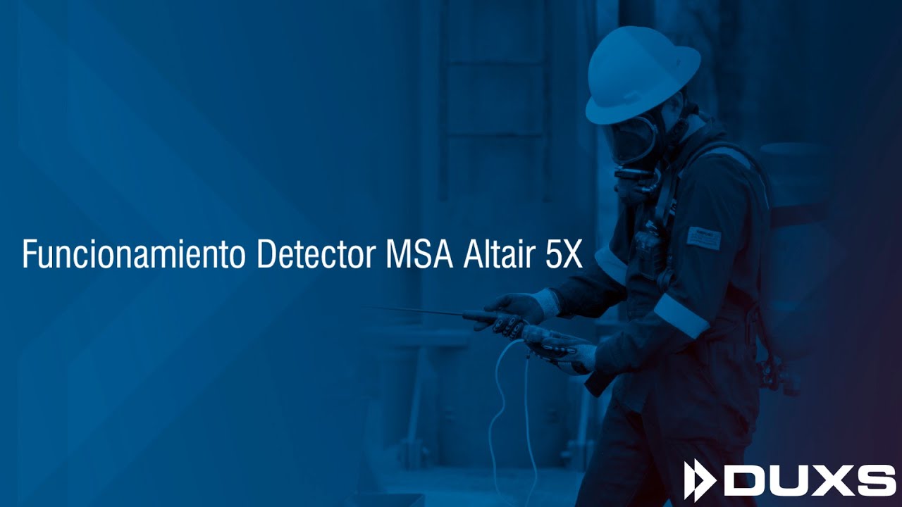Funcionamiento básico del detector MSA Altair 5X