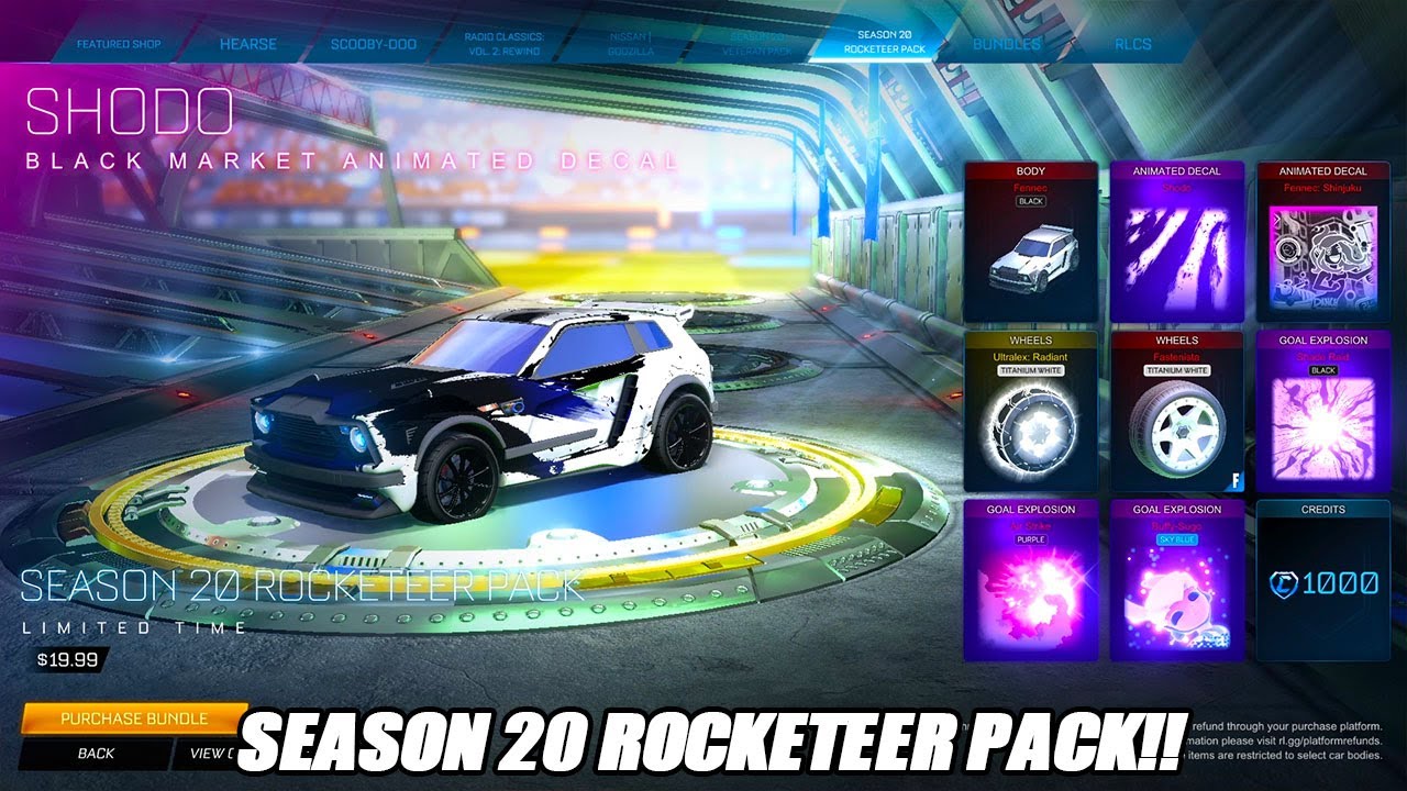 *НОВЫЙ* Набор &laquo;Ракетчик&raquo; 20-го сезона в магазине предметов Rocket League! &mdash; Обновление магазина п...