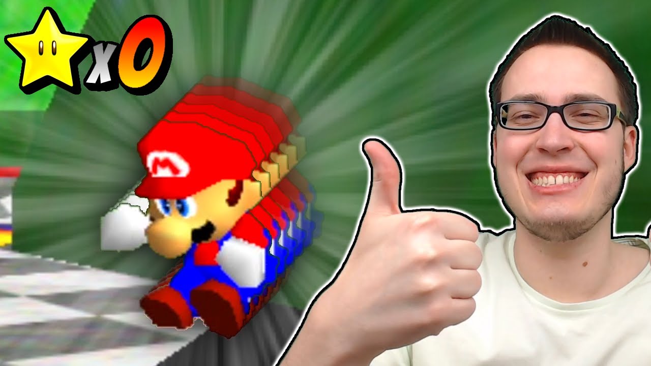 Man kann Mario 64 mit 0 Sternen durchspielen ... und es ist super schwer!