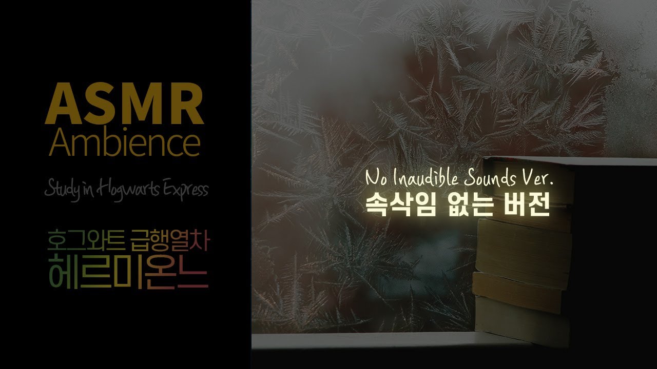 호그와트 급행열차 안 헤르미온느의 공부 - 속삭임 없는 버전