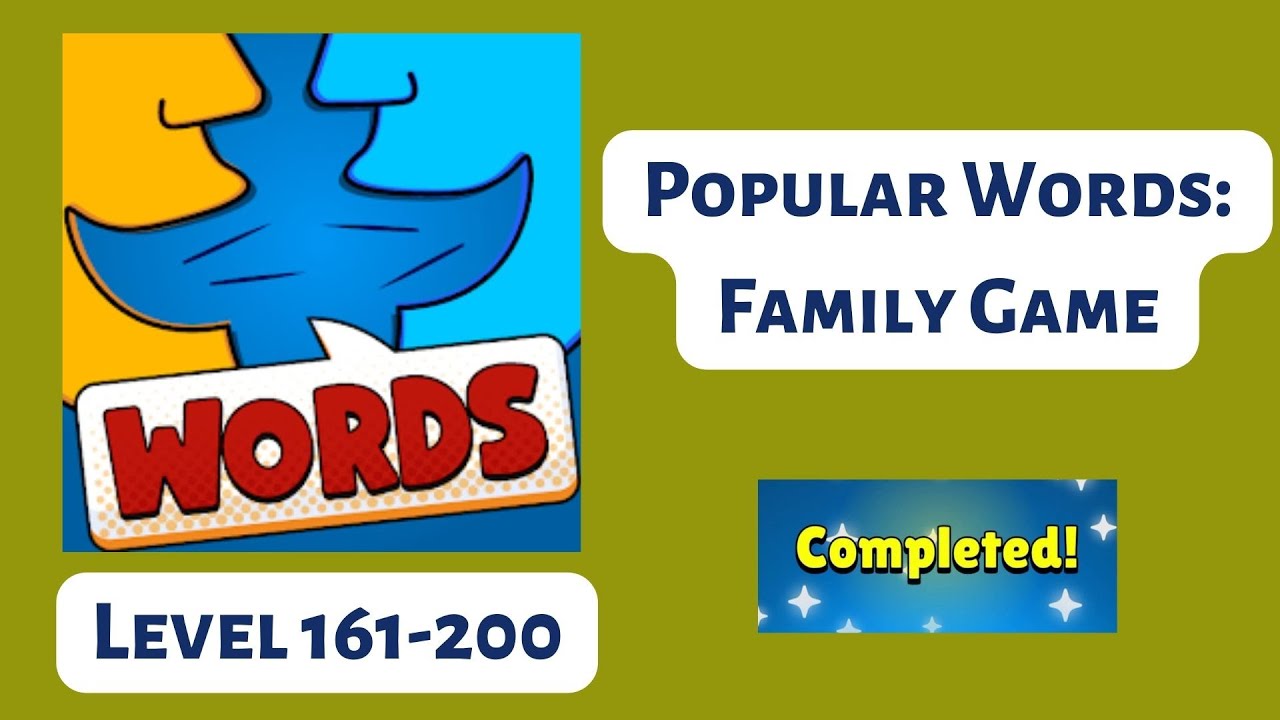 Popular Words | Level 161-200 | [Answers]