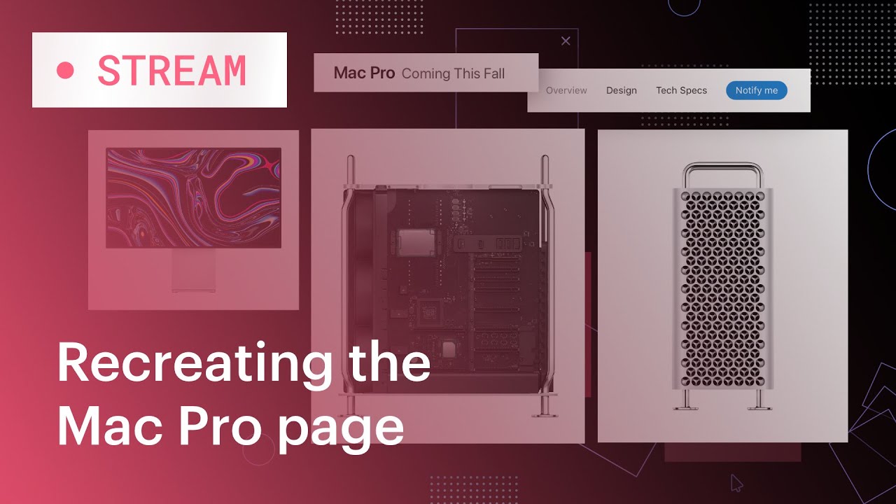 Recreating the Apple Mac Pro page layout in Webflow