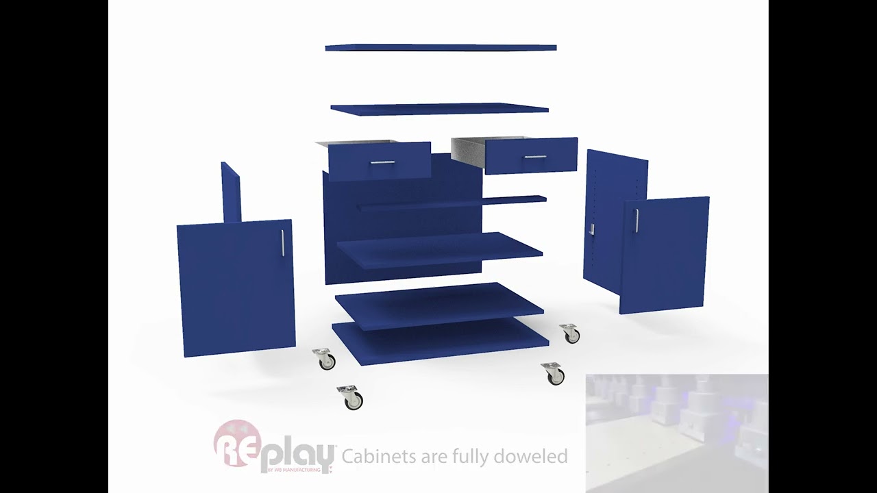 REplay&reg; Storage Cabinets Construction