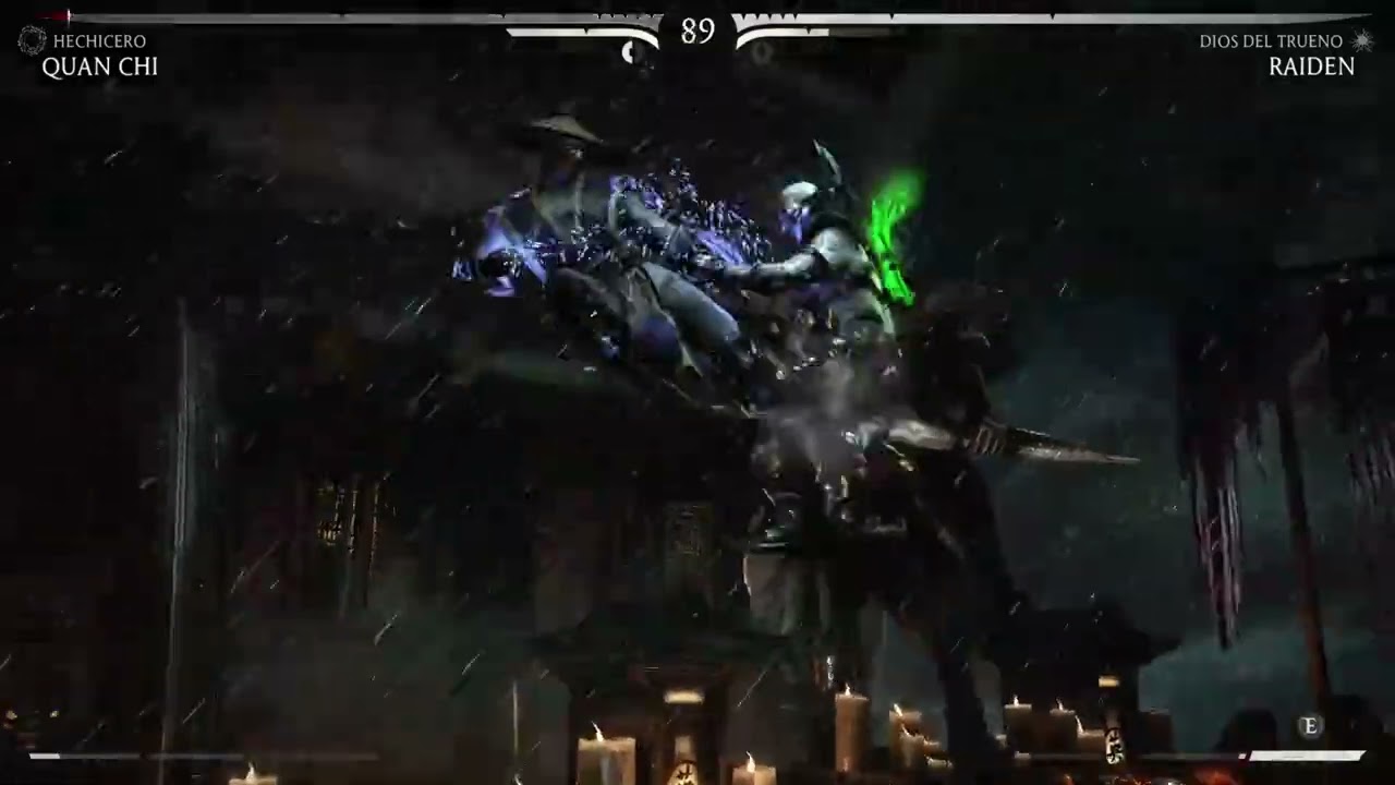 Quan chi vs raiden mortal Kombat x