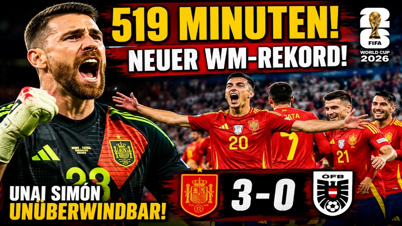 WM-Sensation! Unai Sim&oacute;n Bricht Den Ewigen Rekord &ndash; 519 Minuten Ohne Gegentor!