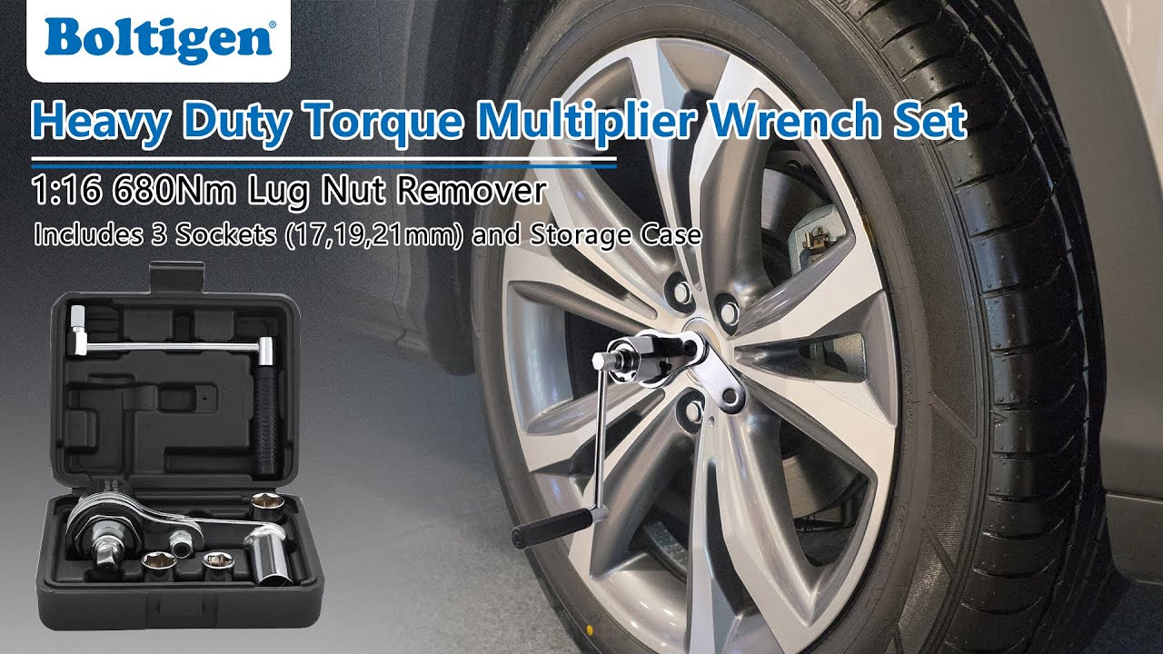 Remove ANY Lug Nut EFFORTLESSLY!  Boltigen Torque Multiplier Wrench DEMO