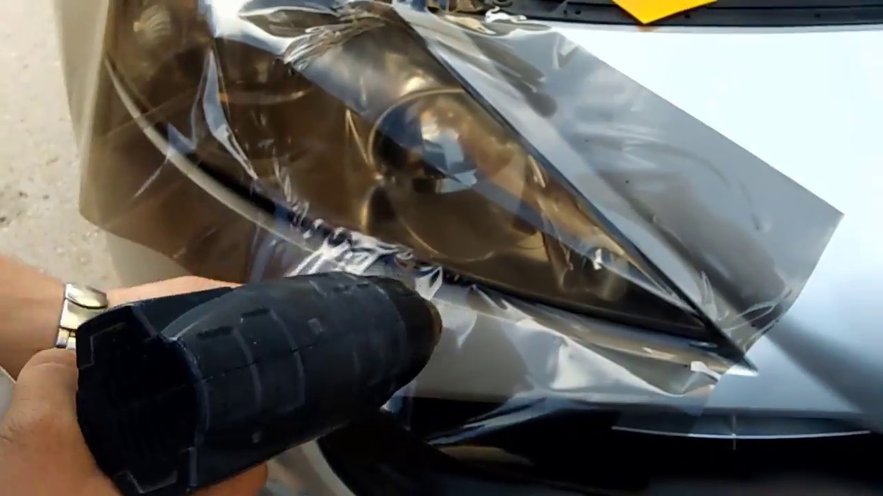 How to Tint Car Headlights تغليف وتعتيم أضواء السيارات بإحترافية