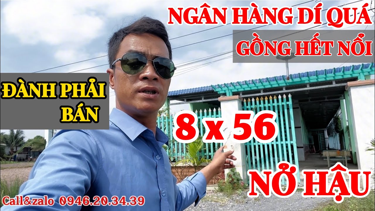 Bán nhà ngộp ngân hàng. Đức Hòa Thượng - Đức Hòa, Long An.