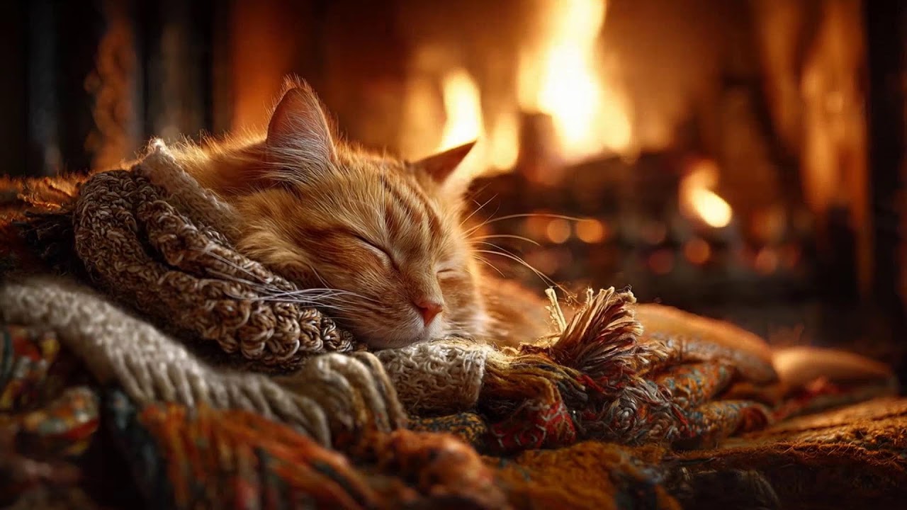 Calming Late Night Jazz and Gentle Purrs for Cat Anxiety and Owner Relaxation Night 🐱