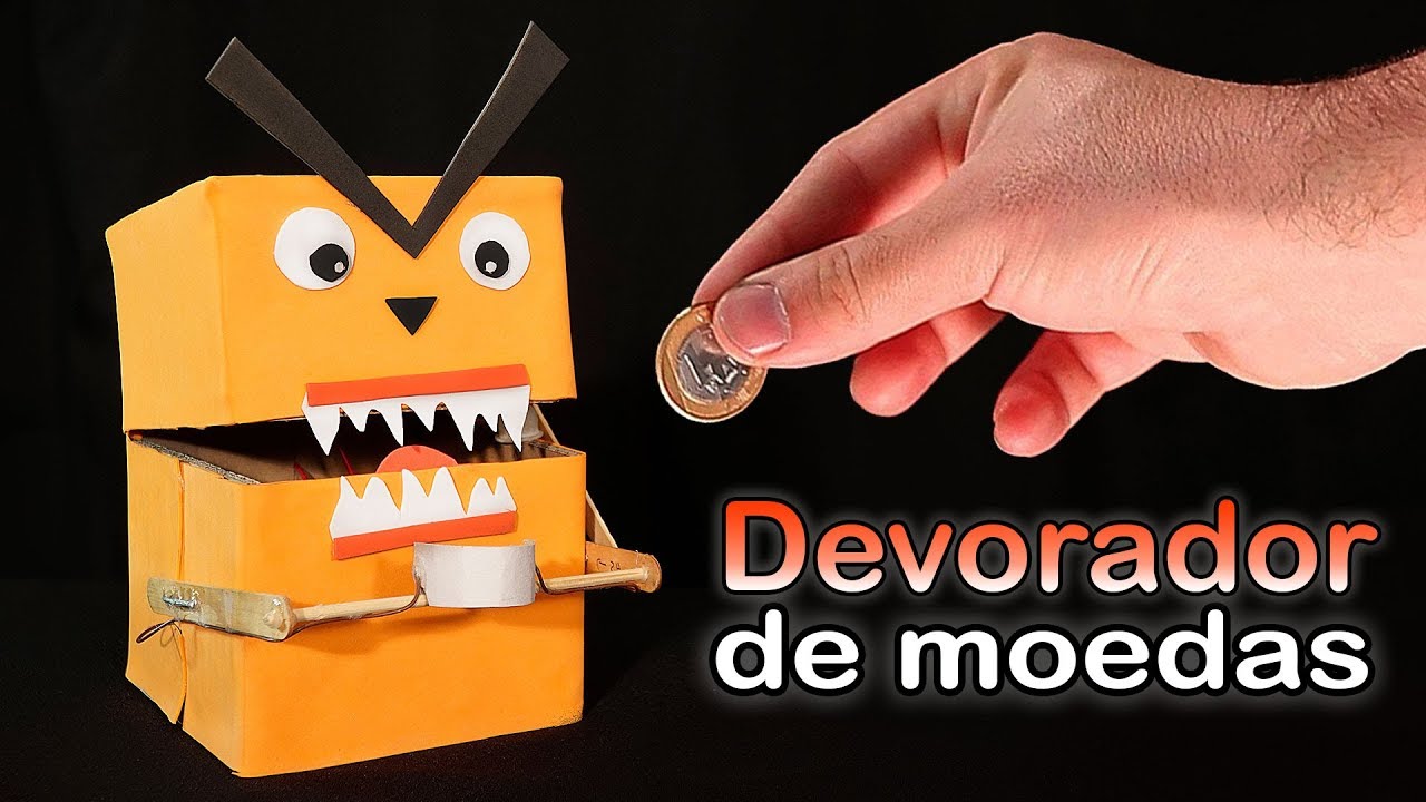 Monstro que come moedas (EXPERIÊNCIA DE FÍSICA)