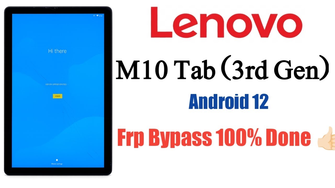 Lenovo Tab M10 (3rd Gen) | FRP Bypass Android 12 100%Done unlock tool
