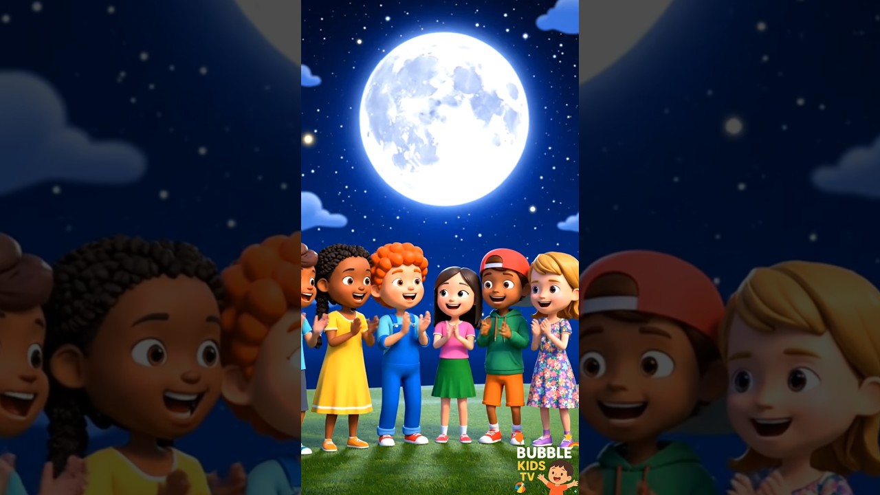Moon Uncle in the Sky 🌙 | Kids Bedtime Song | Bubble Kids TV