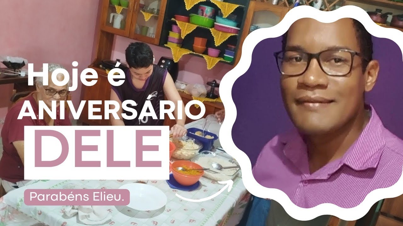 Hoje foi um dia comemorativo, aniversário do sobrinho.