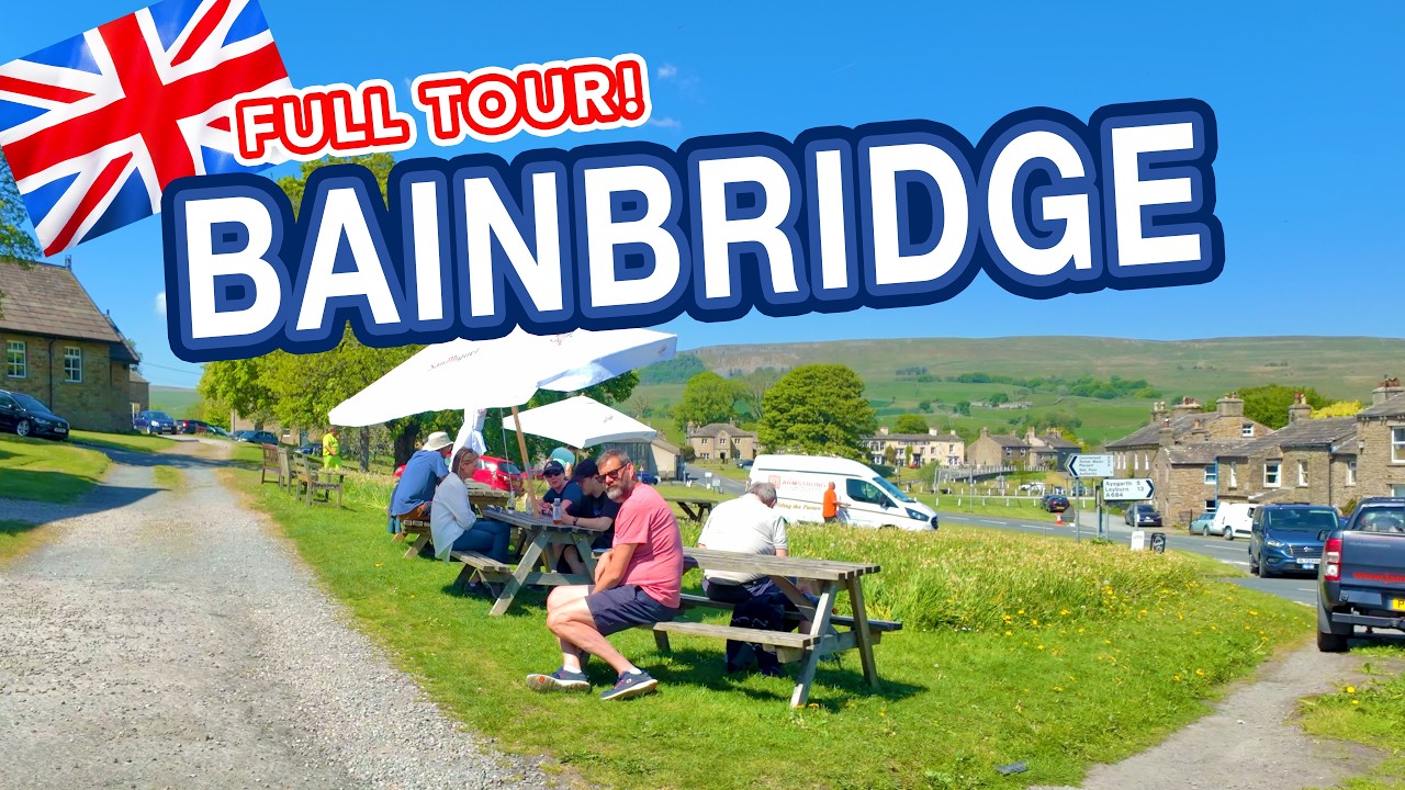 BAINBRIDGE | A look around beautiful Bainbridge in the Yorkshire Dales | 4K Walking Tour