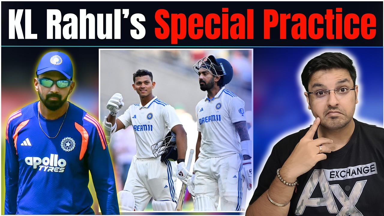 KL Rahul ने Sri Lanka जाने से पहले की खास तैयारी, Special Batting Practice By KL Rahul & Yashasvi